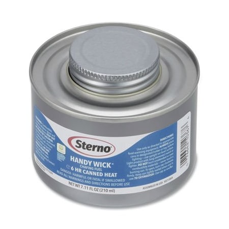 Sterno Group Sterno, Handy Wick Chafing Fuel, Can, Methanol, Six-Hour Burn, 24PK 10368